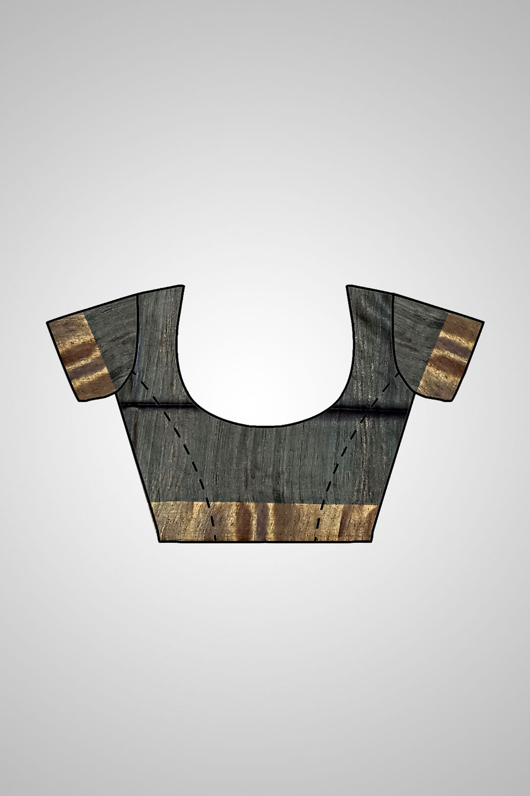 Buy Raw Silk Saree Online – Display with blouse and accessories