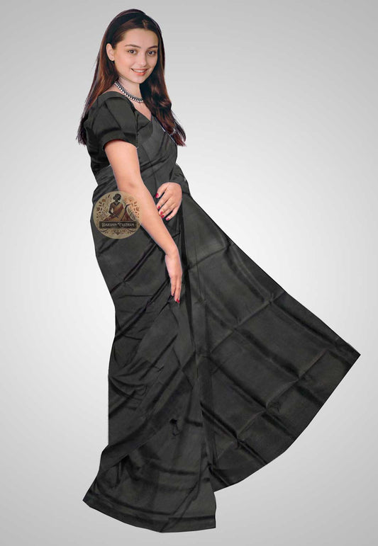Bishnupuri Silk Than side view – Soft texture for saree making UK