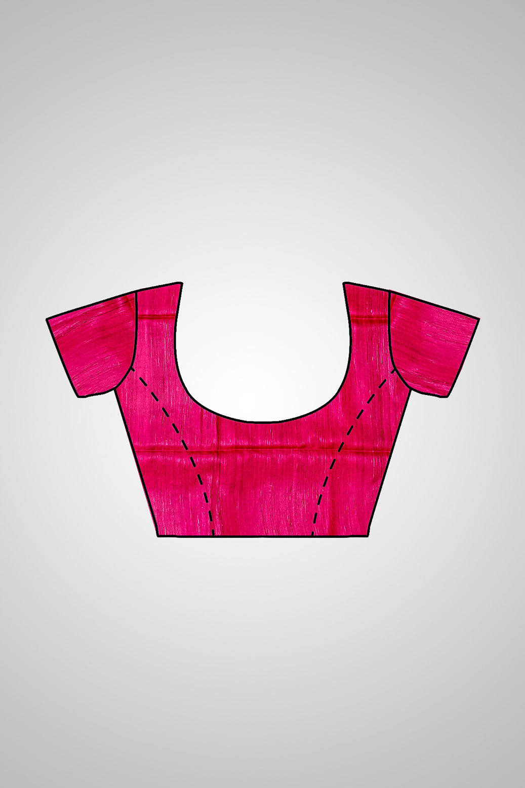 Buy Handloom Tussar Saree – Saree with blouse shown flat