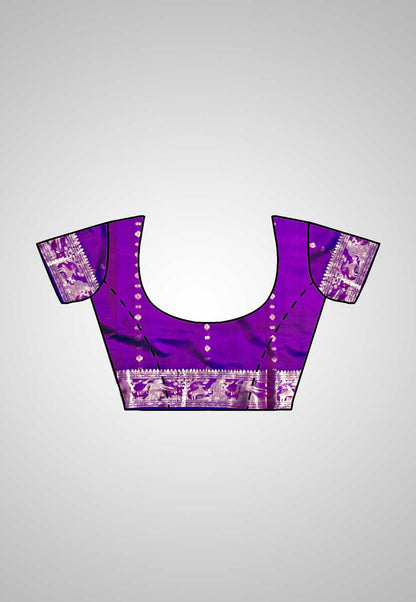 Opulent handloom saree with heritage charm and modern luxury