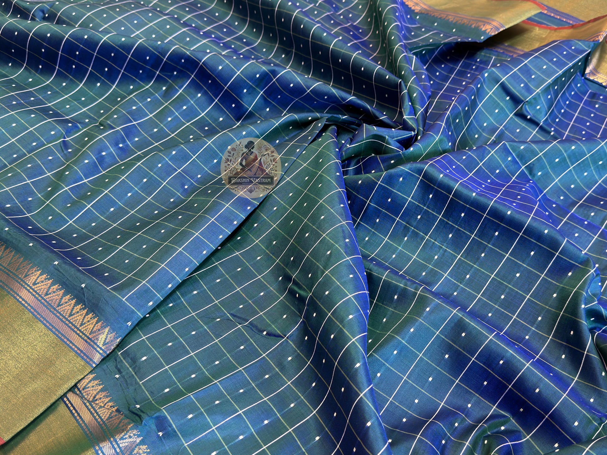 Shop Pure Silk Saree – Texture and Mulberry silk detailing focus