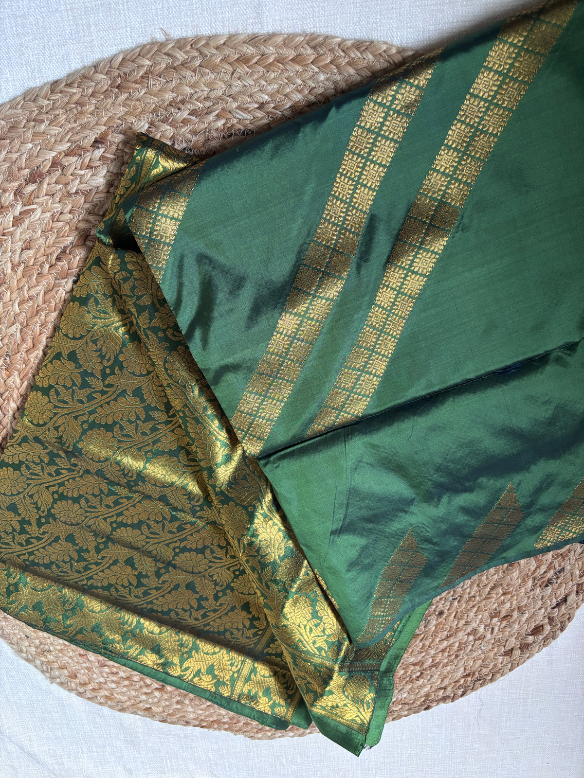 Matching blouse piece included with Paat Mekhela Chador mulberry silk Bihu Assamese wedding authentic Assam handloom garment