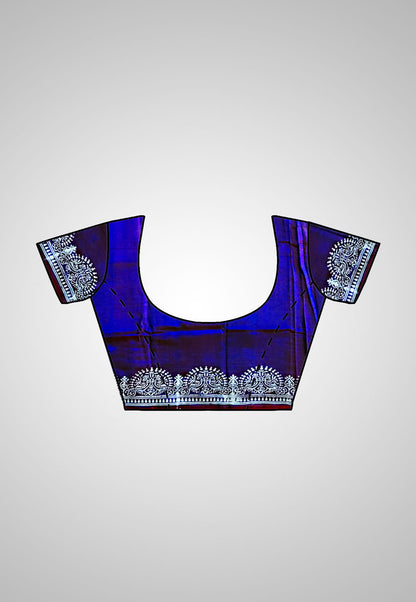 Bishnupur Silk Saree | Bishnupuri Katan Silk Saree with Traditional Handwoven Detailing