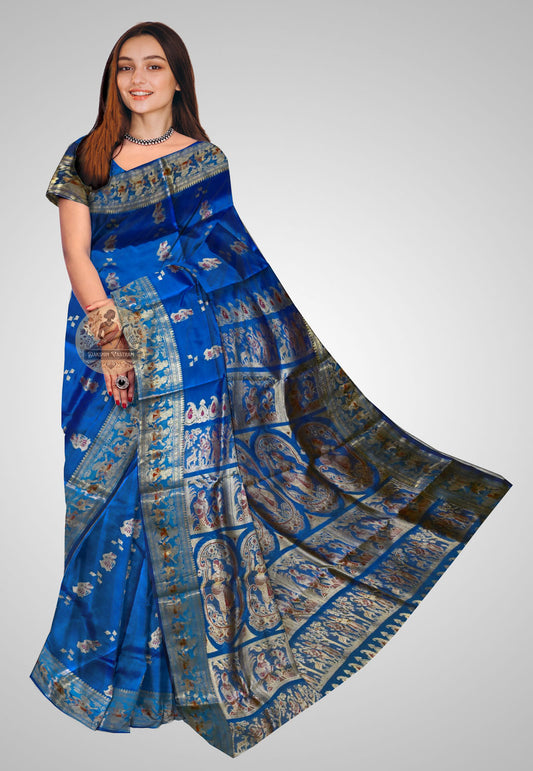 Buy Swarnachari Silk Saree online – Exquisite Handloom Swarnachari Silk front view