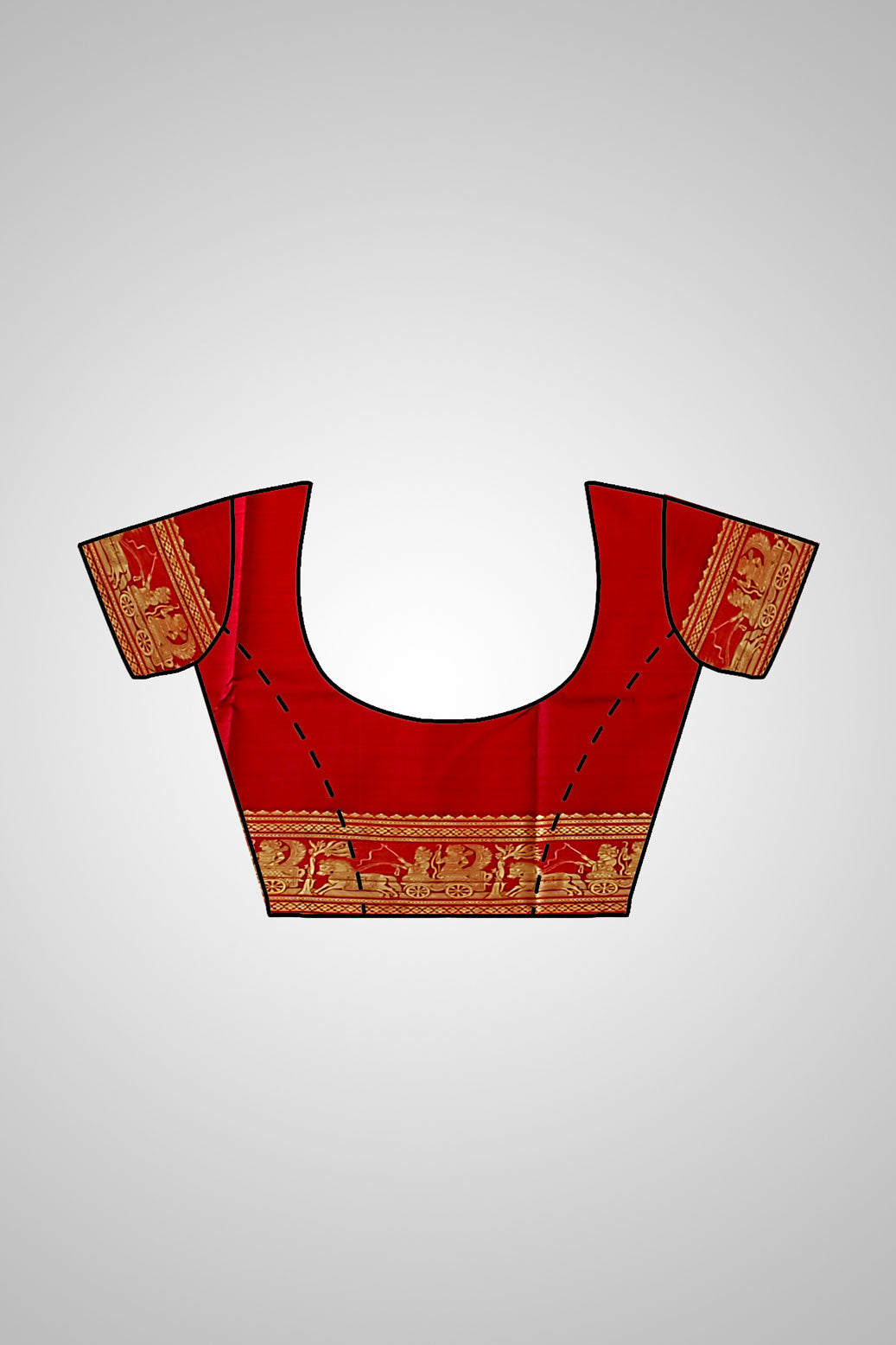 Shop Baluchari Silk Saree online – Saree with blouse and full ensemble