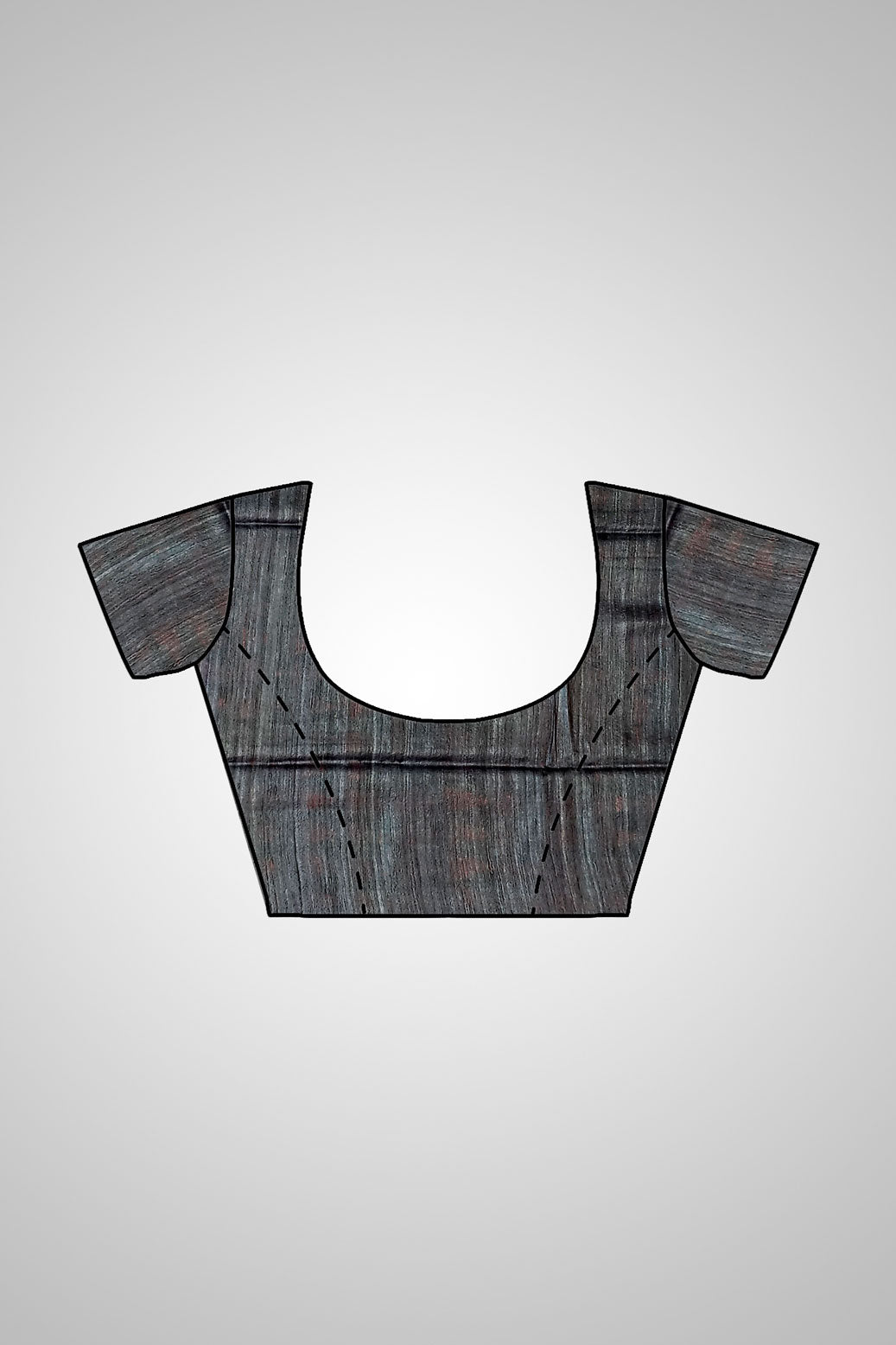 Order Tussar Saree Online – Saree shown with matching blouse