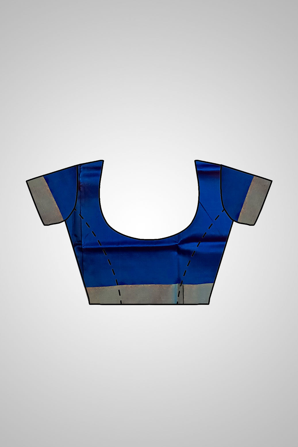 Buy Traditional Silk Saree – Blouse and saree view combo