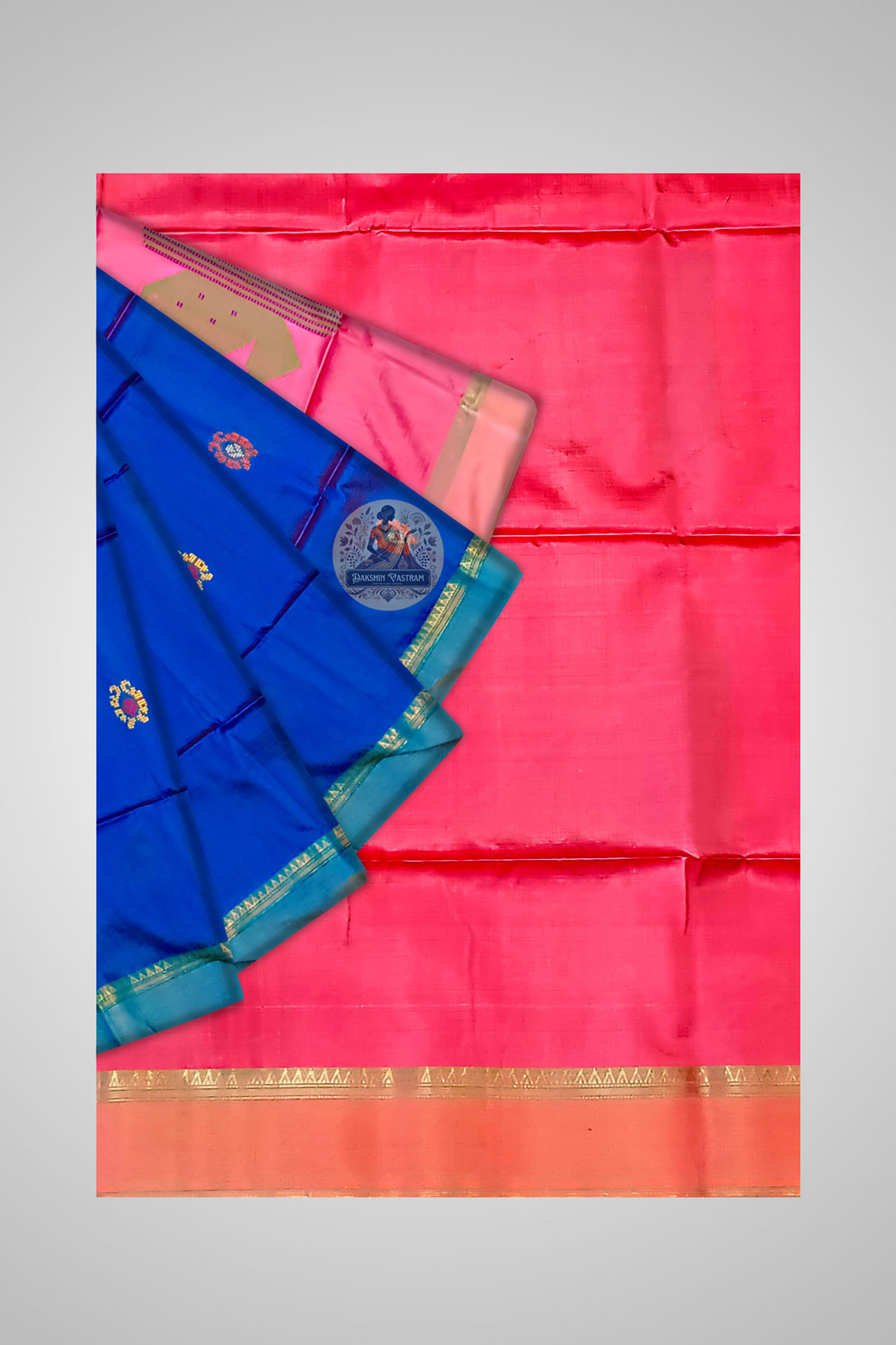 Buy Traditional Silk Sarees – Close-up of intricate weaving details