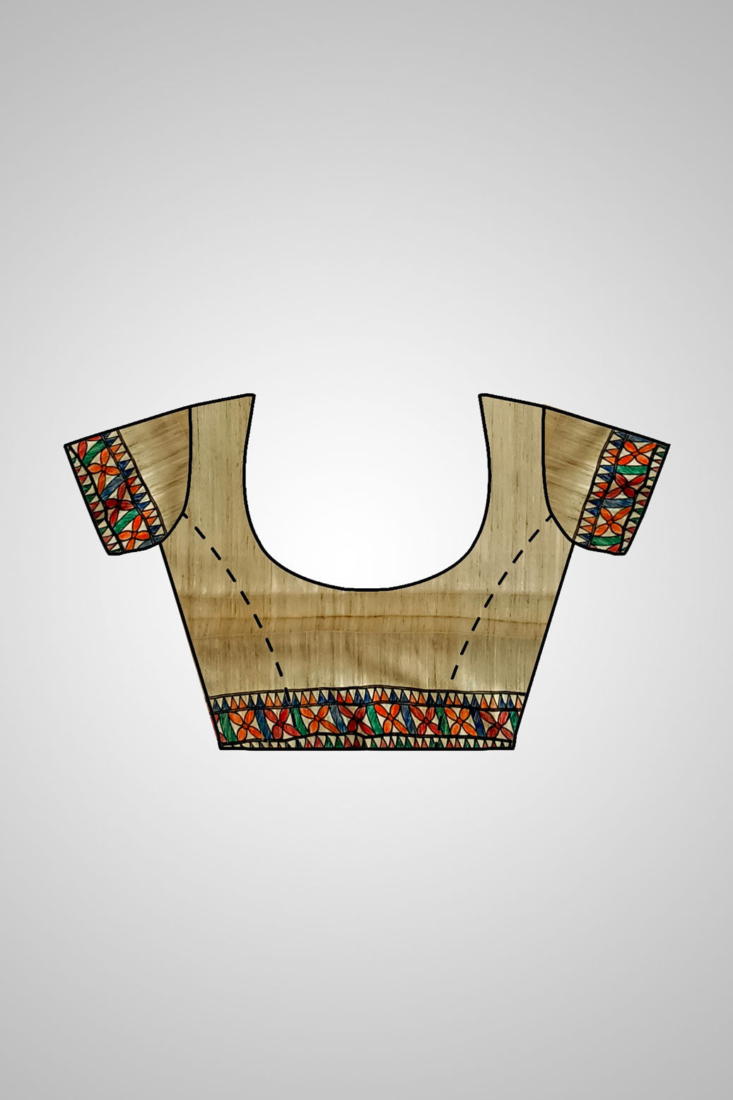 Buy Tussar Saree with Blouse – Complete look with blouse included