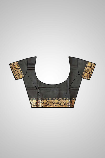 Buy Swarnachari Silk Saree online – Traditional Handloom Swarnachari Silk blouse piece