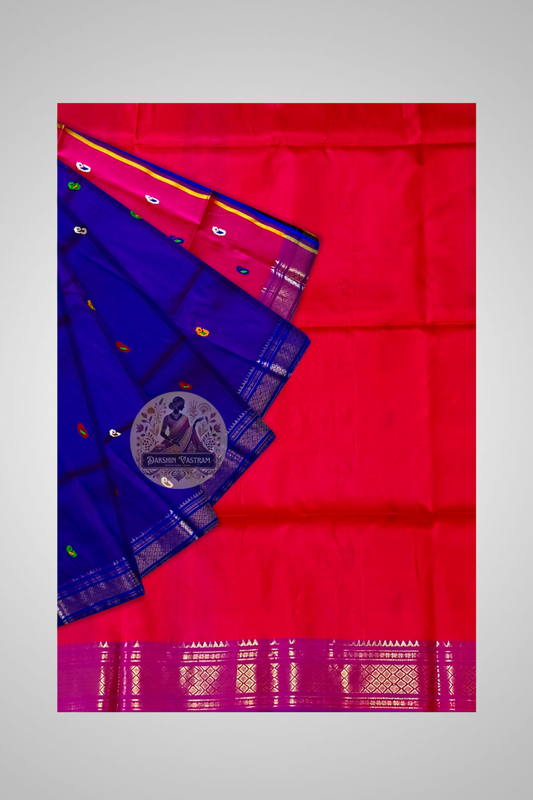 Order Luxury Silk Saree – Handwoven detailing view