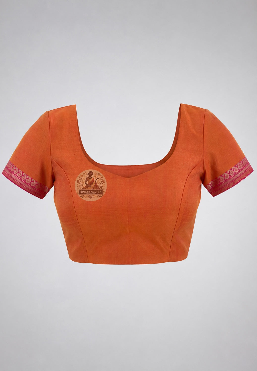 Matching blouse piece included with Bishnupur Katan Silk Saree, handloom collector weave Bengal West Bengal