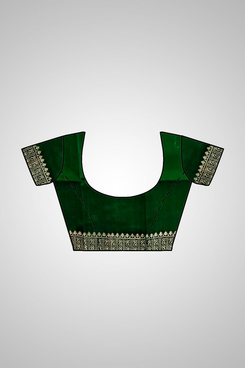 Buy Bengal Pure Silk Saree UK – Complete view with blouse piece