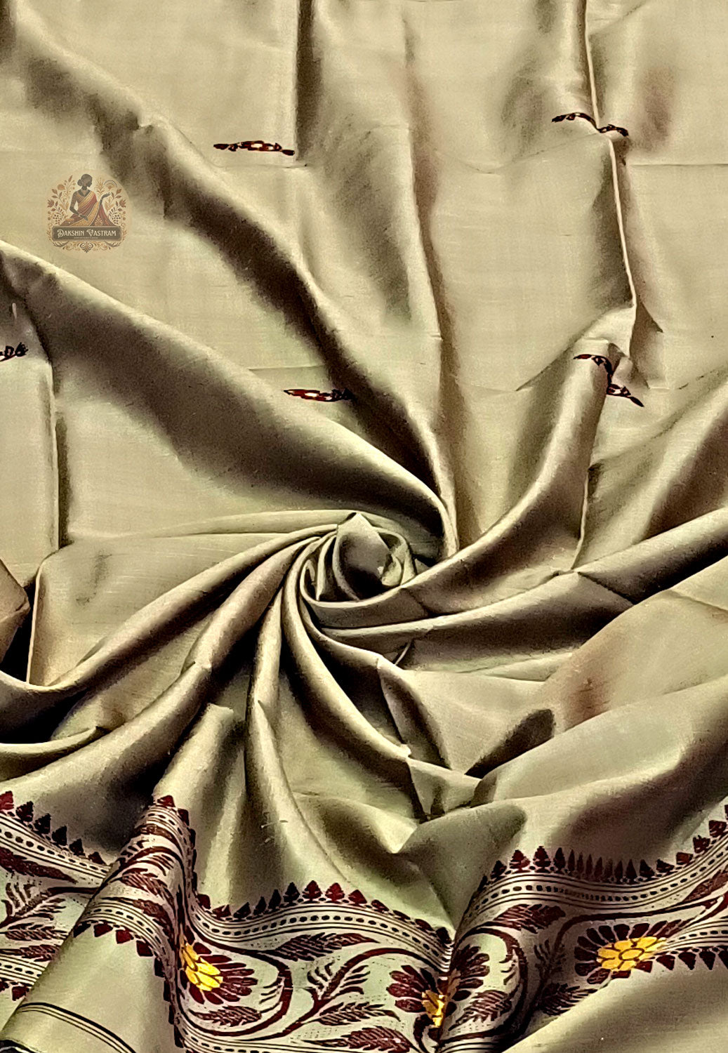Buy Indian Pure Silk Stole online – Handloom stole front showcase