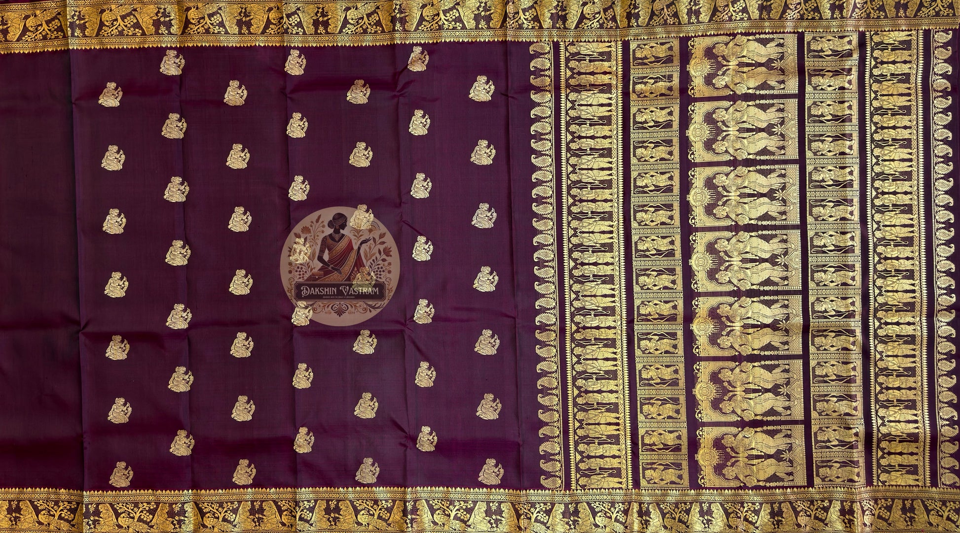 Buy Authentic Baluchari Saree online – Pallu design and craftsmanship
