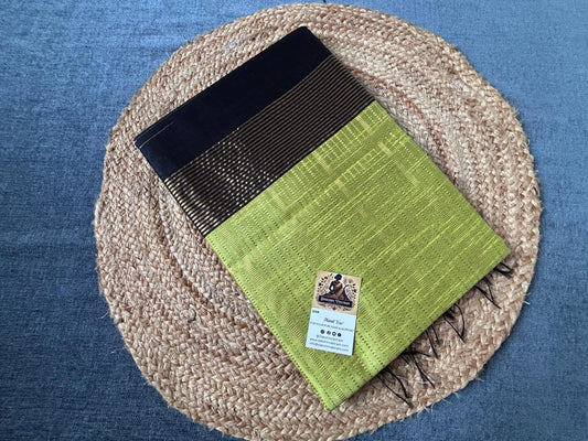 Buy Semi Raw Silk Saree online – Premium silk saree front view