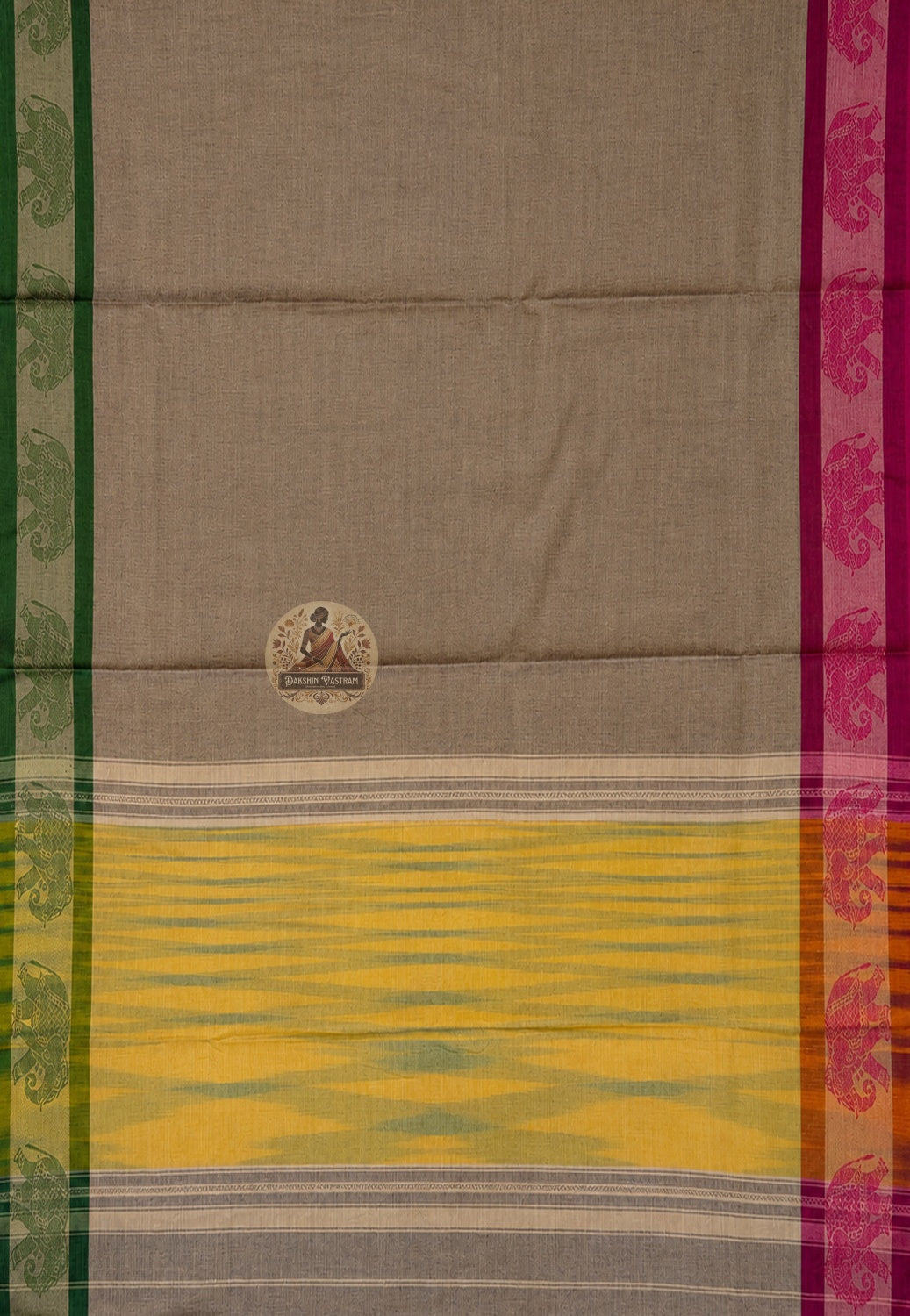Styling detail of cotton blouse paired with handloom pure cotton saree from West Bengal