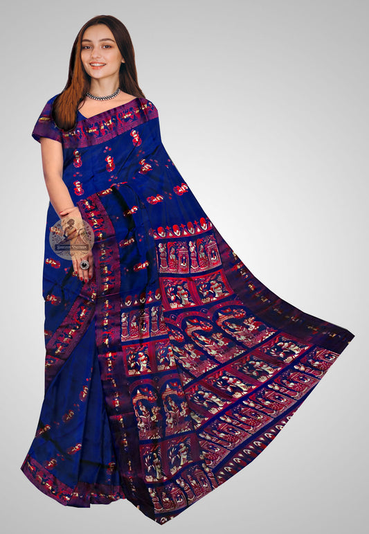 Buy Baluchari Saree online – Handloom Baluchari Silk Saree front view