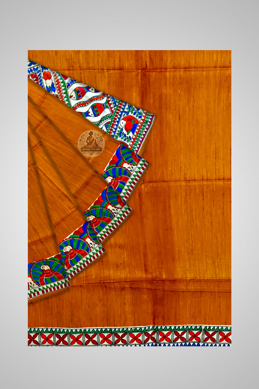 Buy Indian Tussar Sarees – Zoom on weaving texture