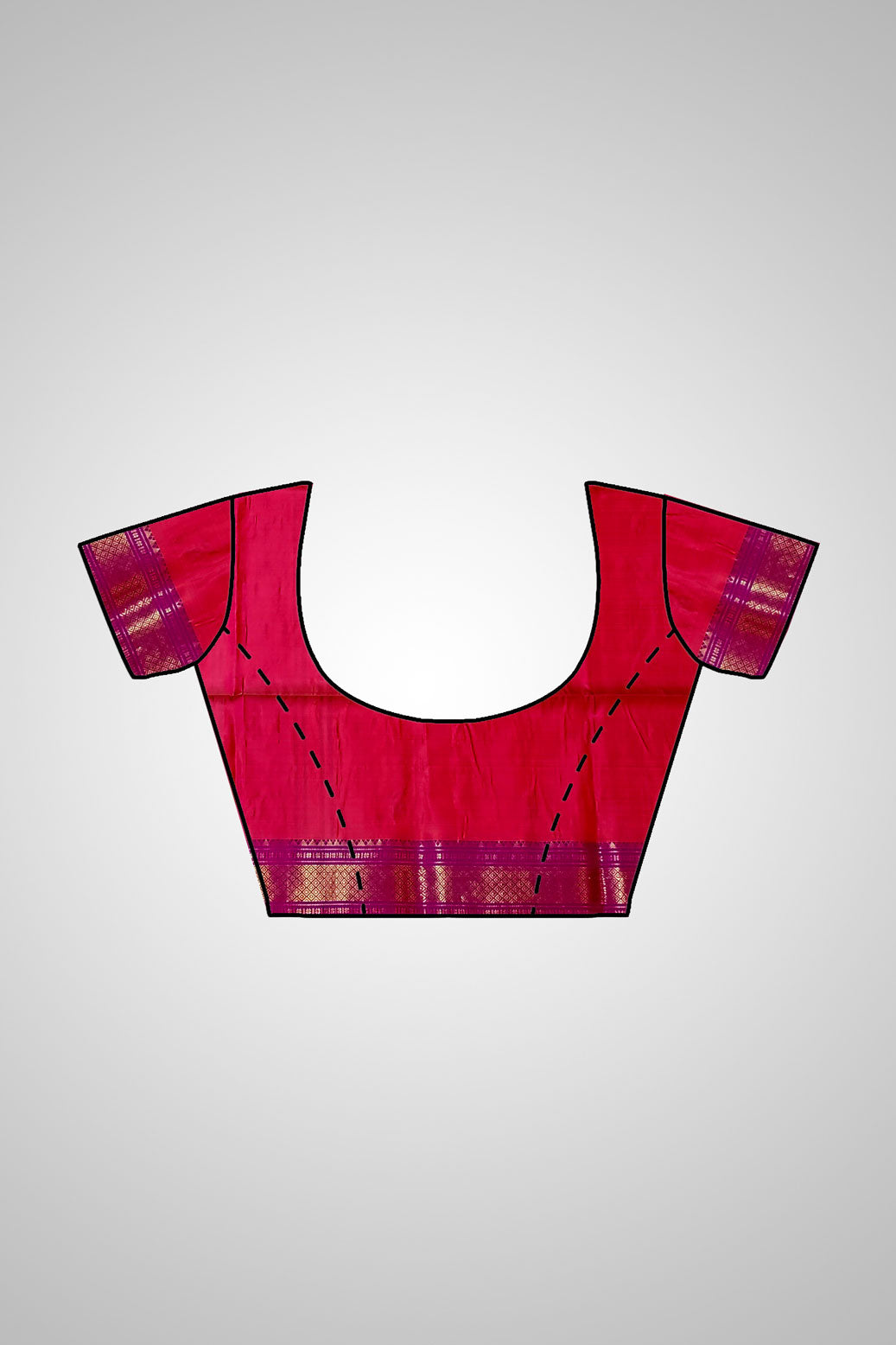 Explore Pure Silk Saree online – Saree blouse handloom view