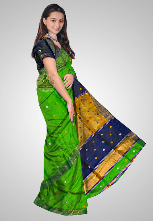 Handwoven silk saree ideal for festive and cultural occasions