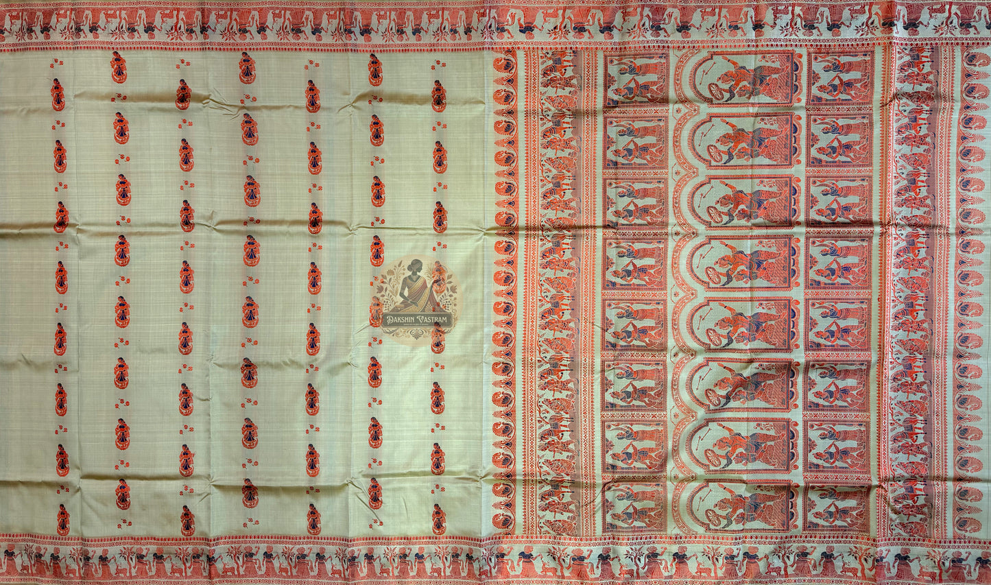 Buy Baluchari Silk Saree for wedding – Elegant bridal drape in pure silk