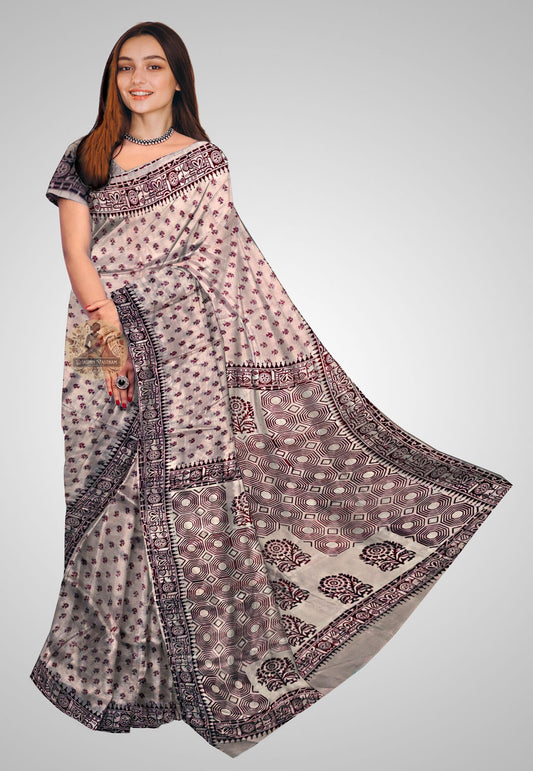 Buy Bishnupuri Katan Silk Saree online – Bishnupuri Katan Silk Saree front view