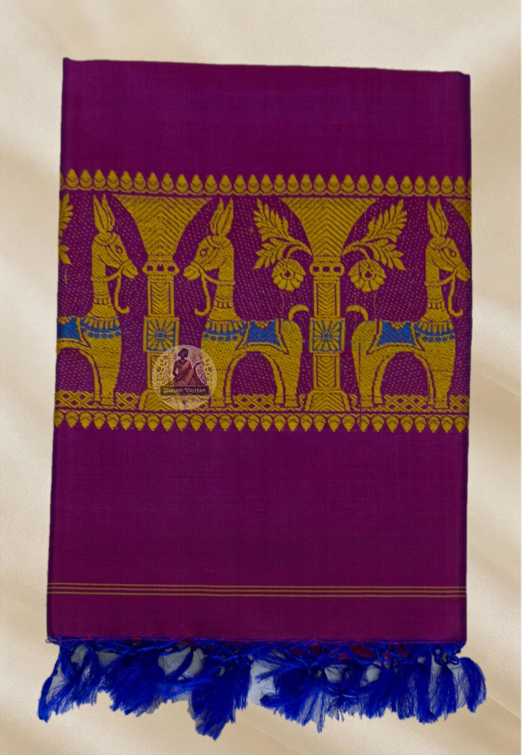 Authentic handloom Baluchari silk stole woven by master artisans in West Bengal – exclusive Indian textile for UK buyers