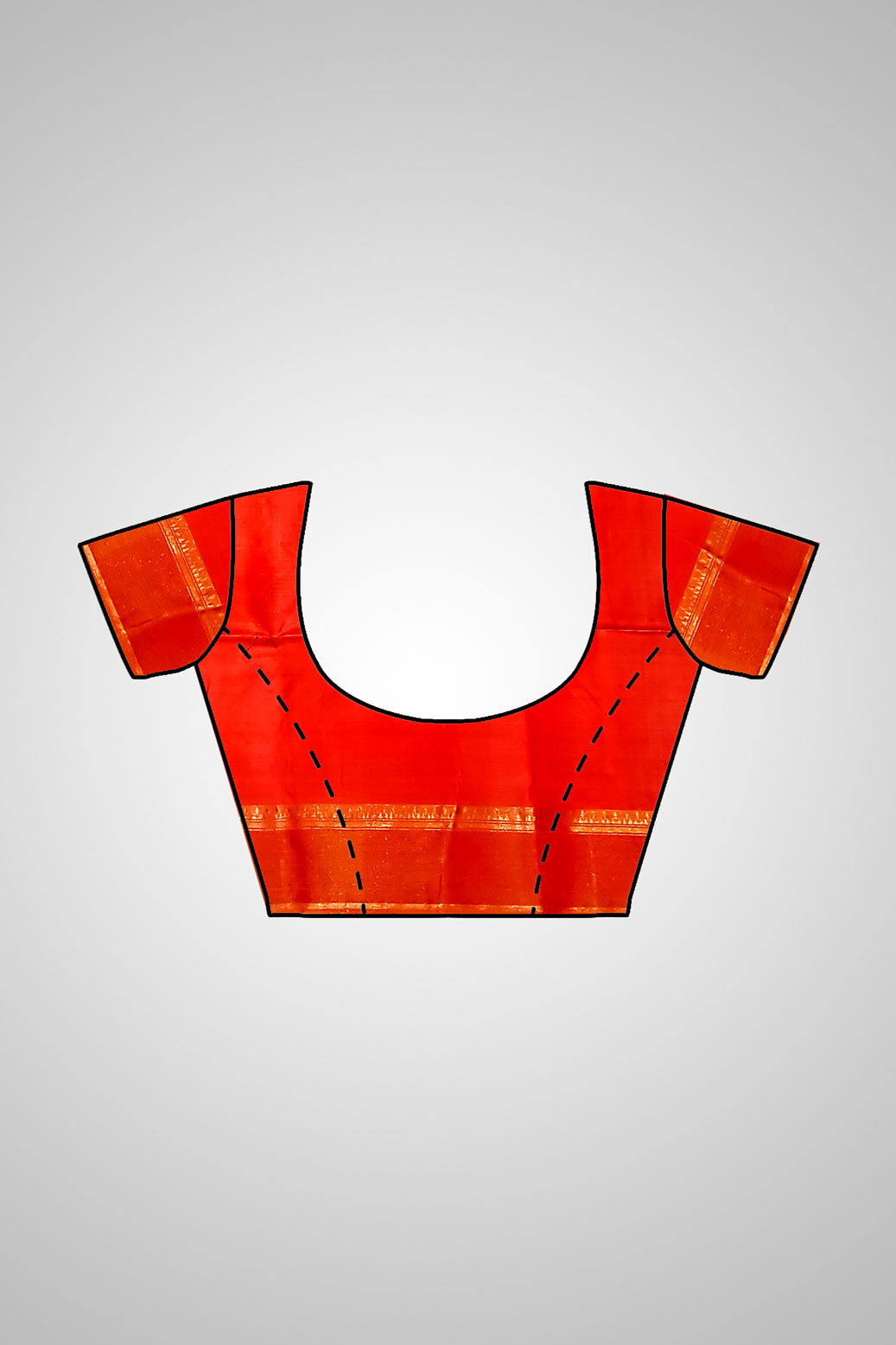 Buy Classic Silk Saree – Saree and blouse combination display