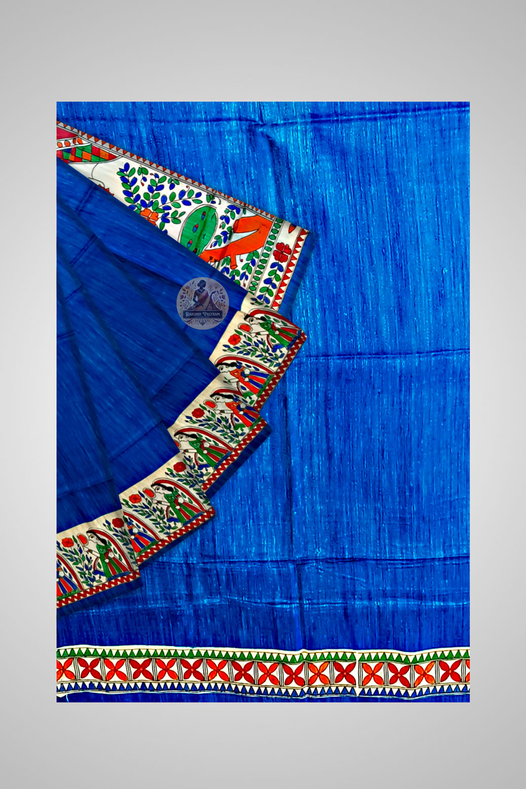 Shop Natural Tussar Silk – Close-up weaving details