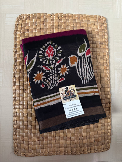 Buy Maheshwari Cotton Saree online – Graceful Maheshwari Cotton Saree front view