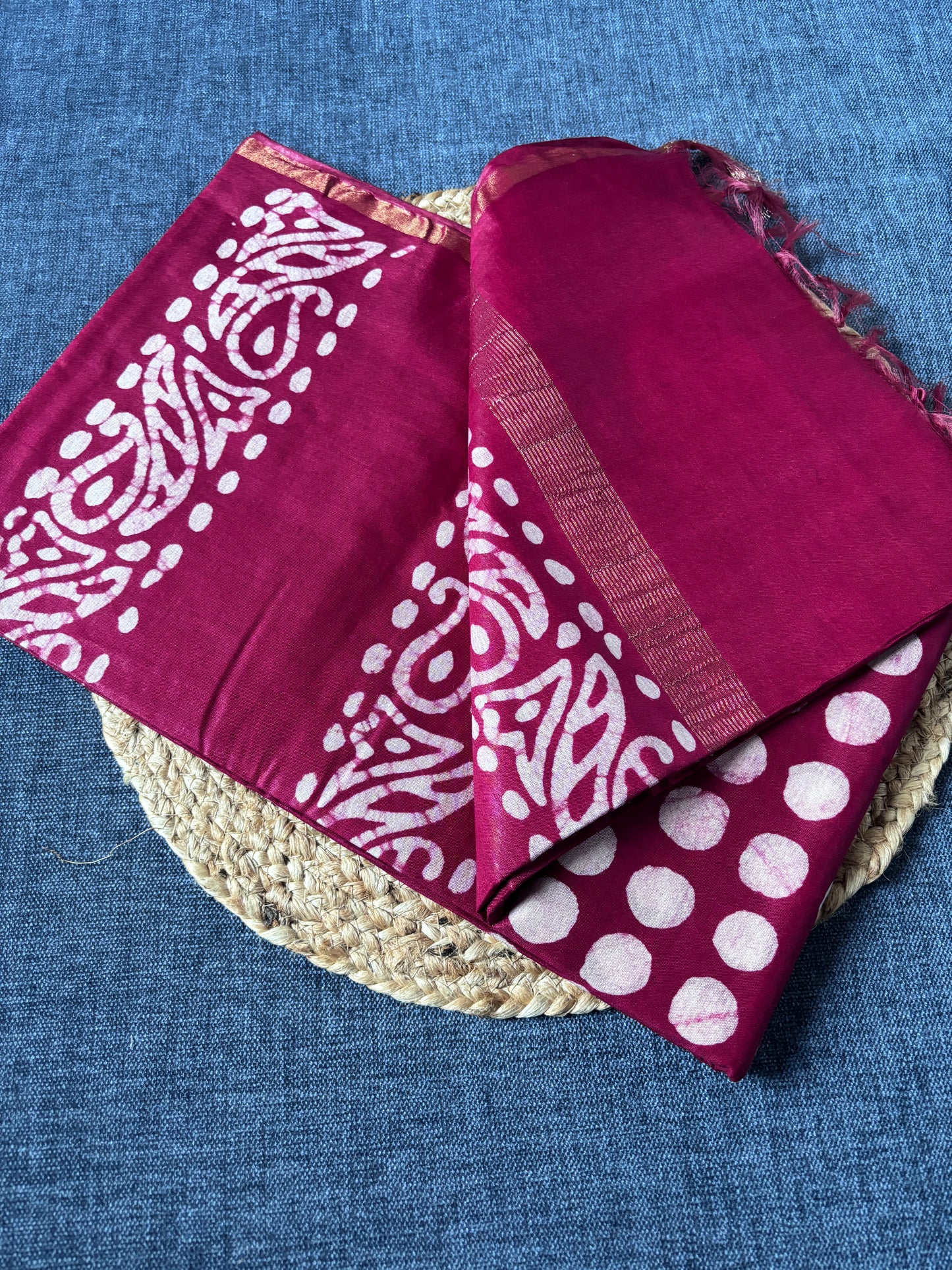 Shop mulmul cotton saree India – Lightweight saree side drape