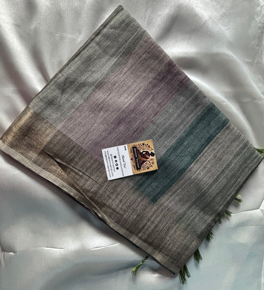 Buy Lightweight Cotton Silk Sarees – Rear view showing pallu details