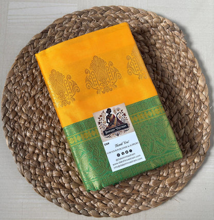 Buy Soft Semi Silk Saree online – Soft Semi Silk Saree front view