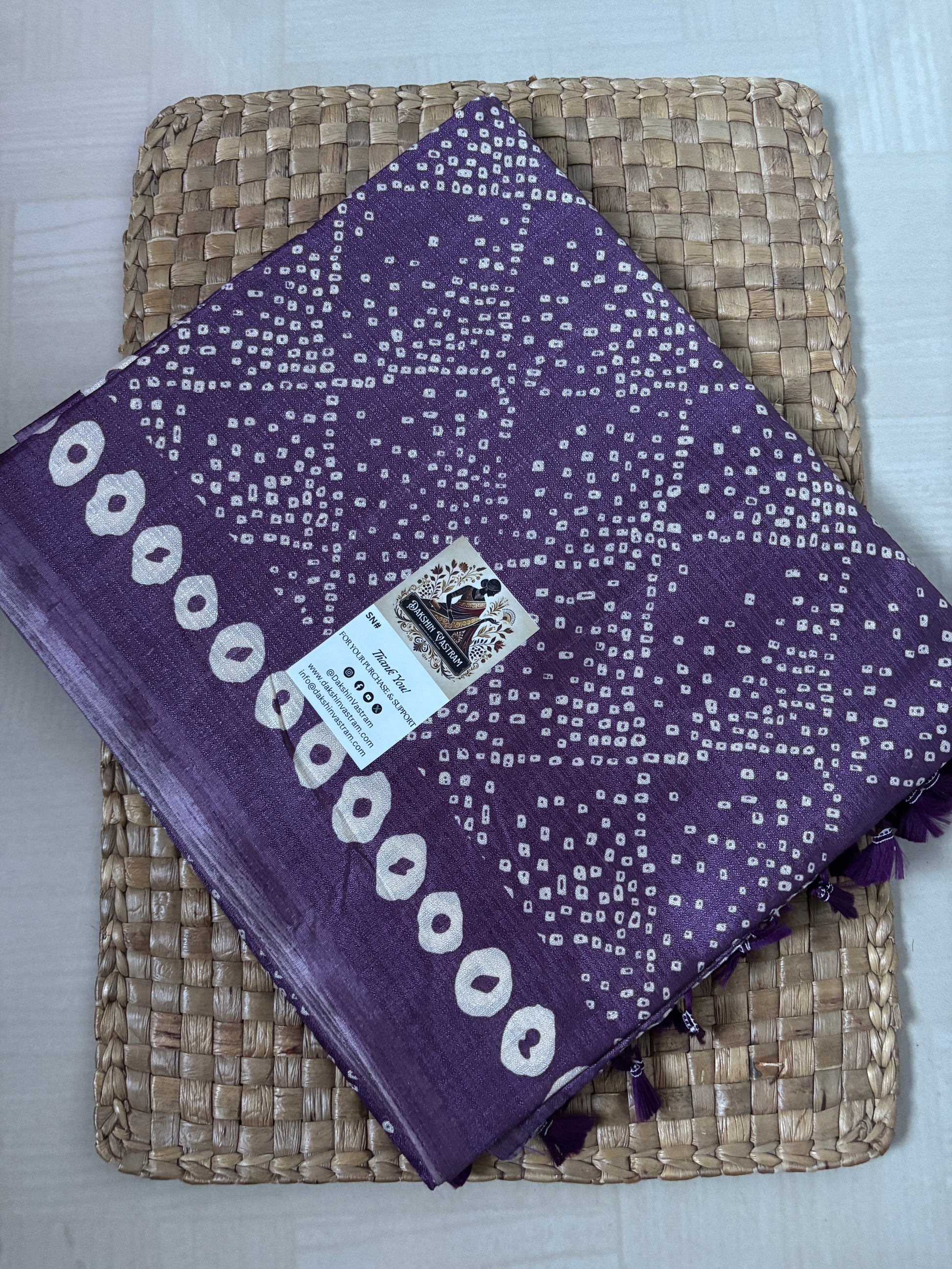 Buy Art Silk Saree online – Purple Art Silk Saree front view