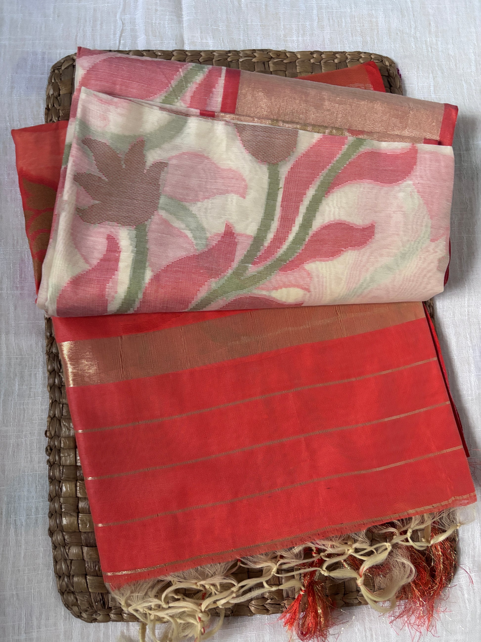 Buy Elegant Tissue Silk Saree – Saree with blouse design