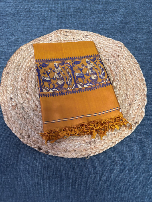 Shop Mulberry Silk Scarf online – lightweight silk scarf drape view