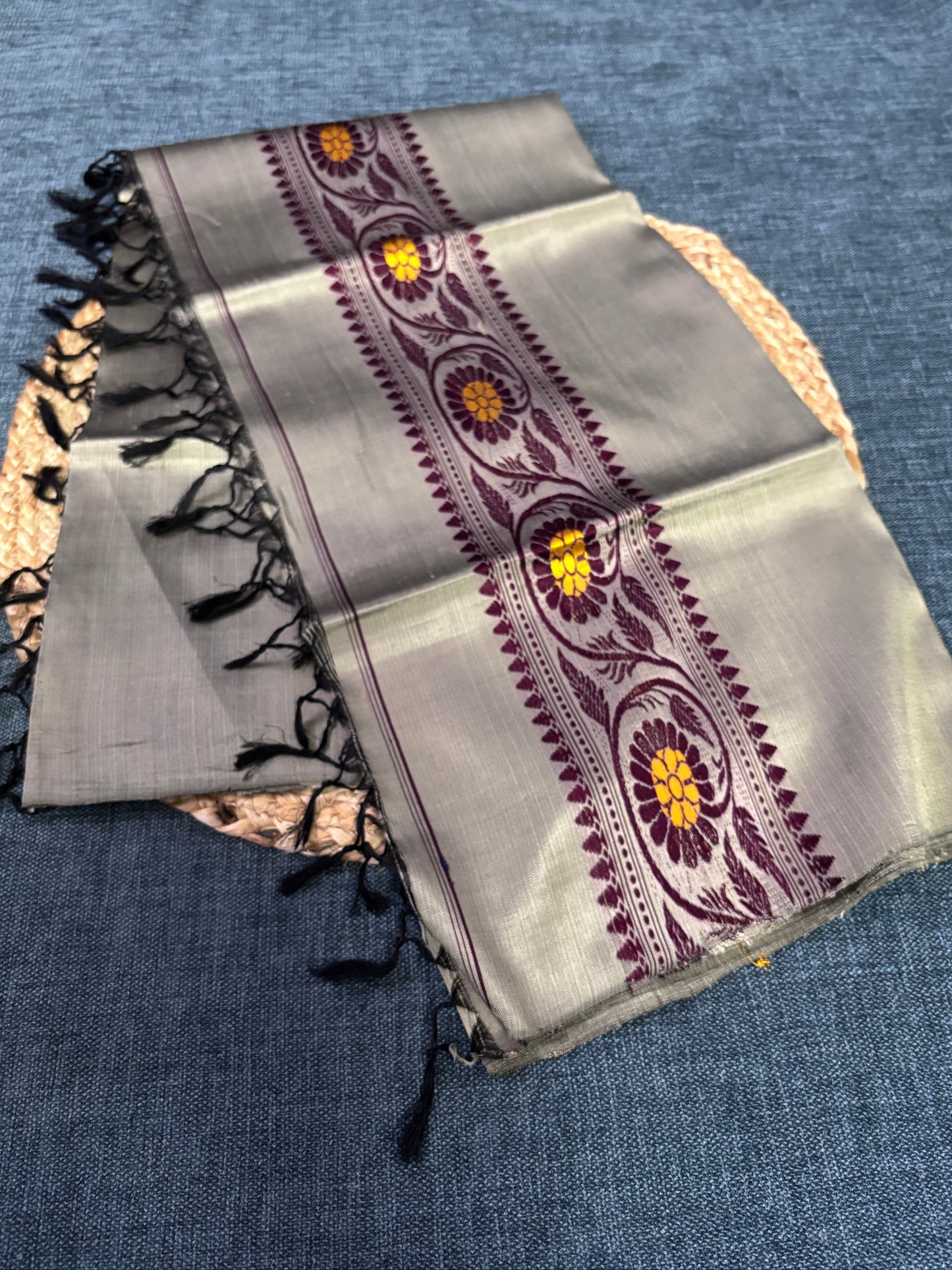 Buy Mulberry Silk Scarf online – full silk scarf display view