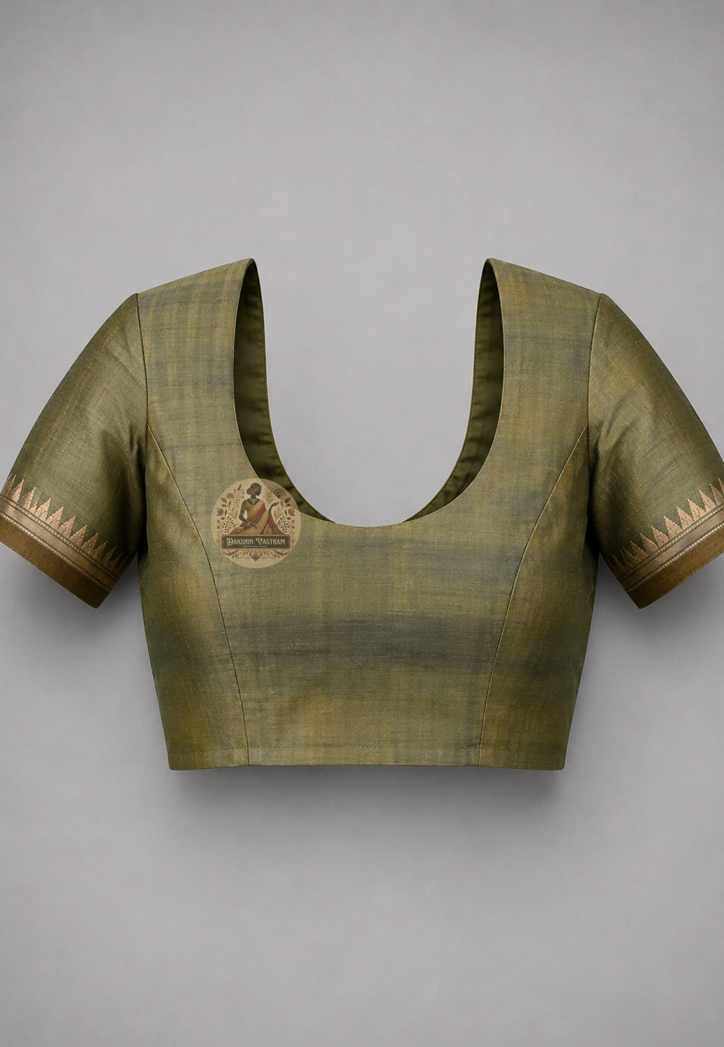 Matching blouse piece included with Bishnupur Katan Silk Saree, handloom sangeet wear Bengal West Bengal