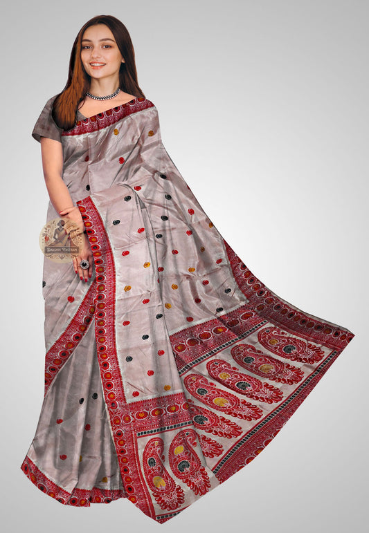 Buy Baluchari Silk Saree online – Front View