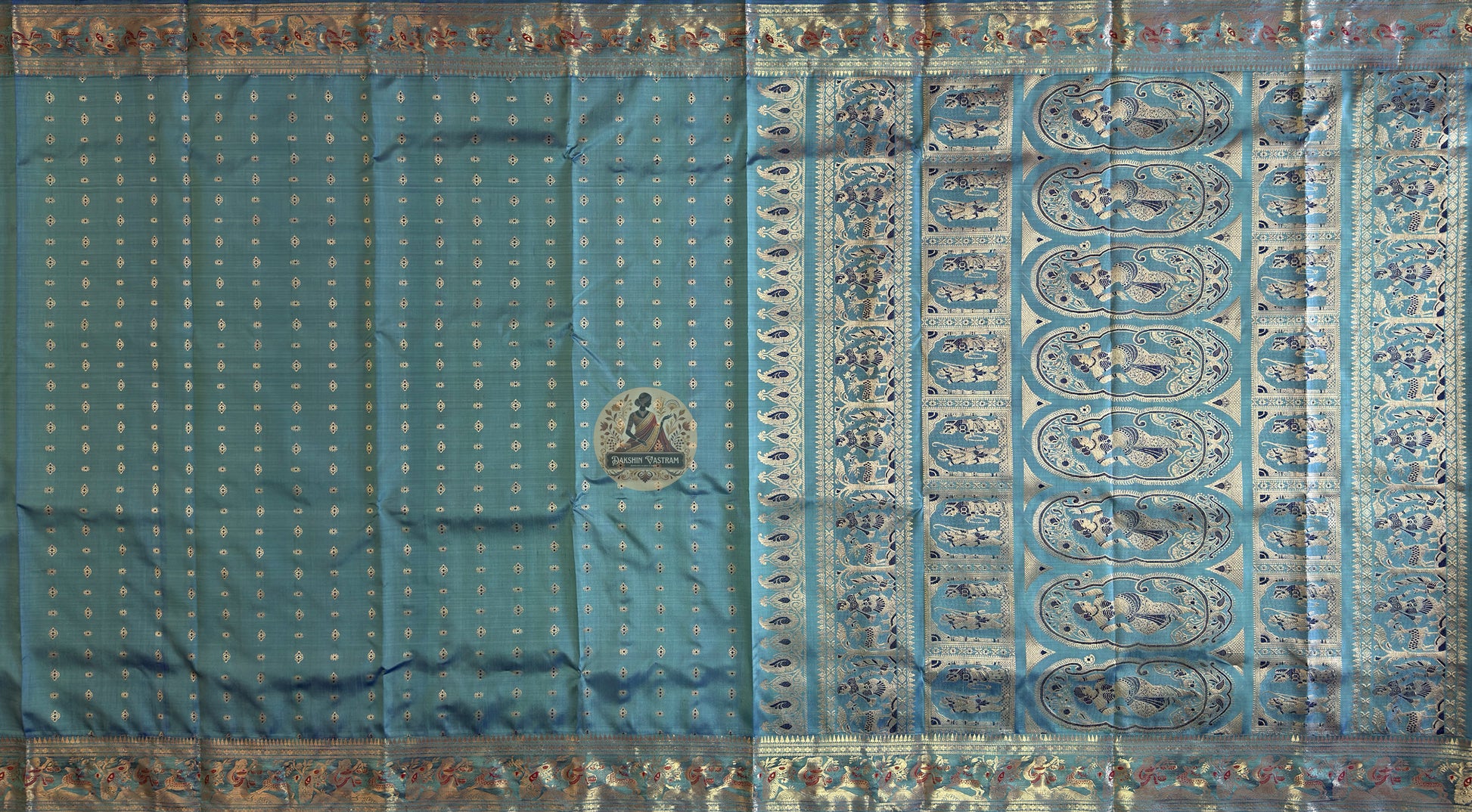 Buy Authentic Swarnachari Saree online – Pallu motif and design view