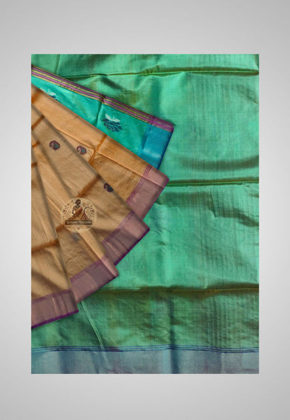 Buy Bishnupur Katan Silk Saree online – Bishnupur Katan Silk Saree view