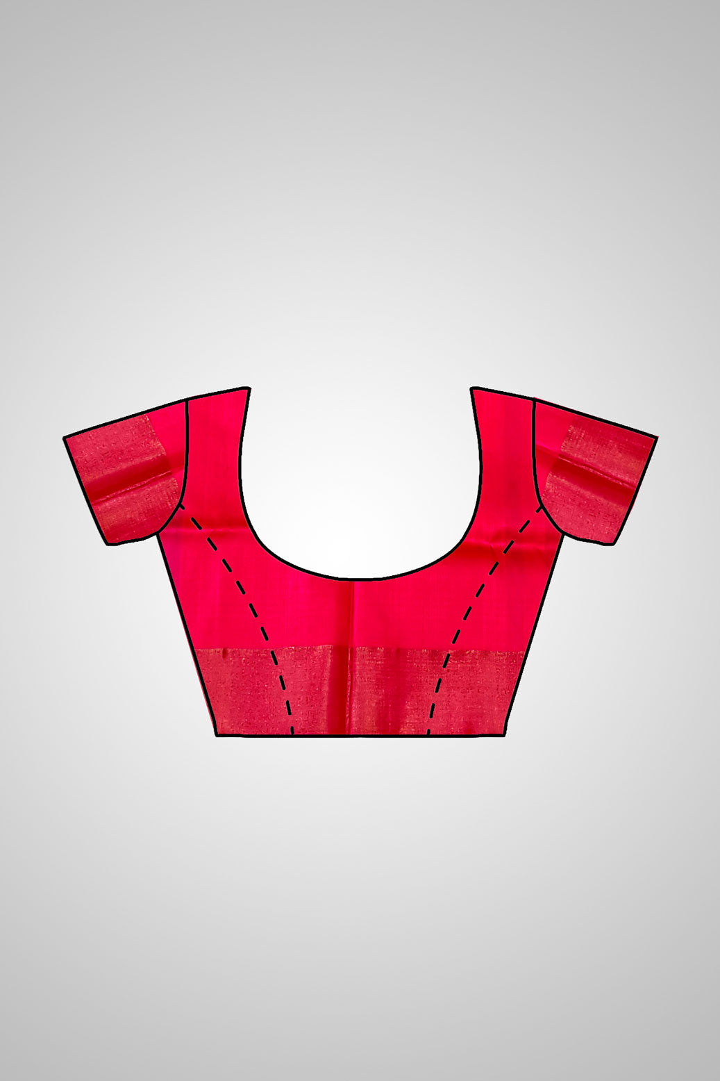 Buy Handloom Pure Silk Saree – Saree with blouse view