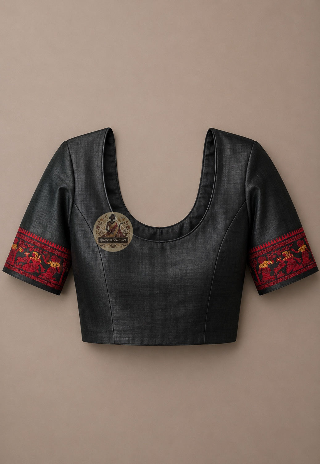 Matching blouse piece included with authentic Bishnupur Baluchari Silk Saree Sita swayamvar narrative handloom Bengal