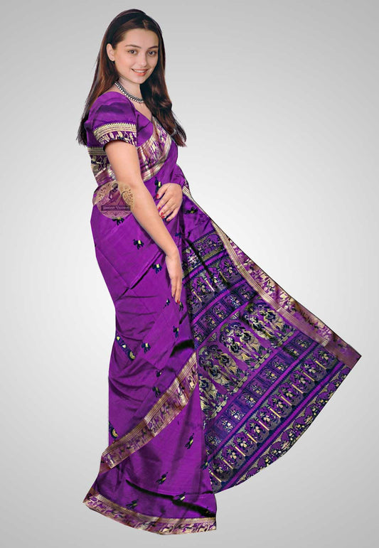 Elegant handwoven silk saree ideal for weddings and cultural events