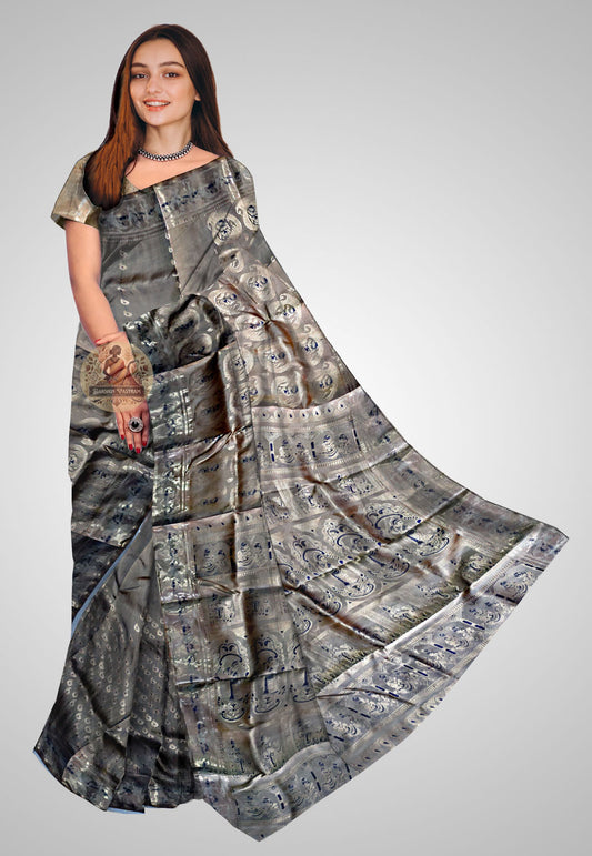 Buy Handloom Swarnachari Pure Silk Saree online – front view