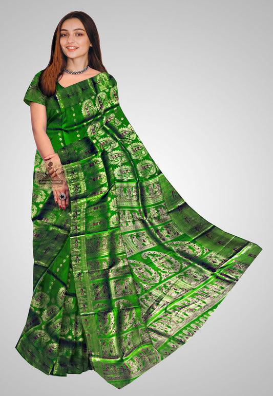 Buy Handloom Swarnachari Pure Silk Saree online – front view