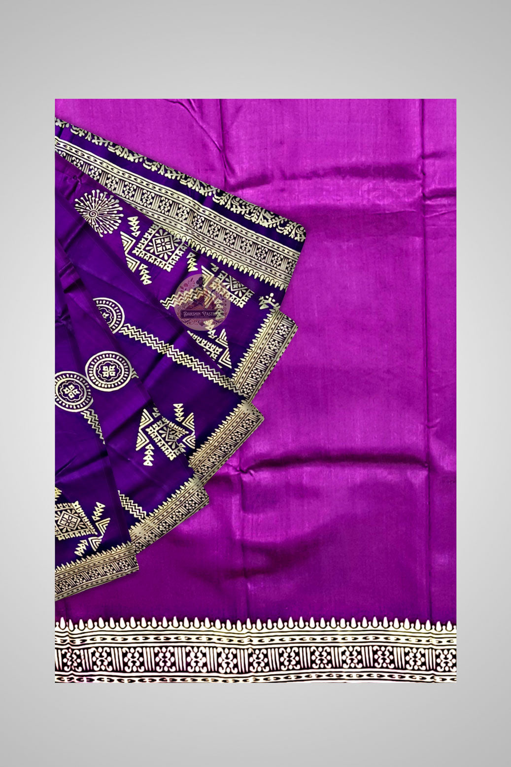Shop Handloom Silk Saree – View of hand block patterns and weave