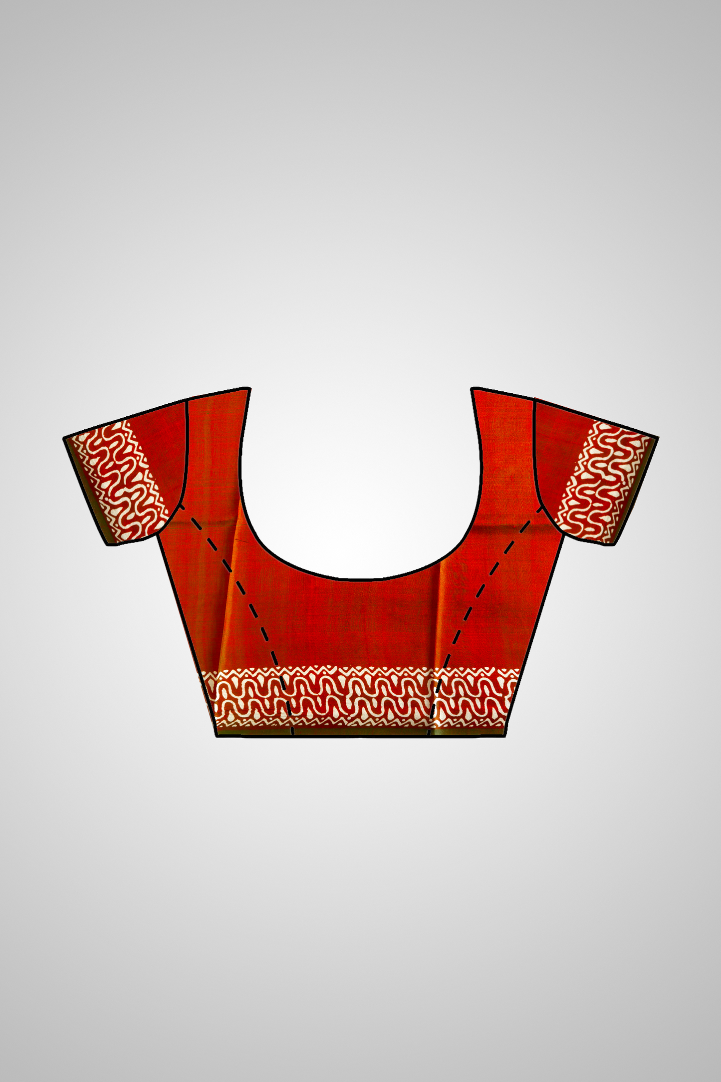 Shop Traditional Silk Saree – Saree styled with matching blouse piece