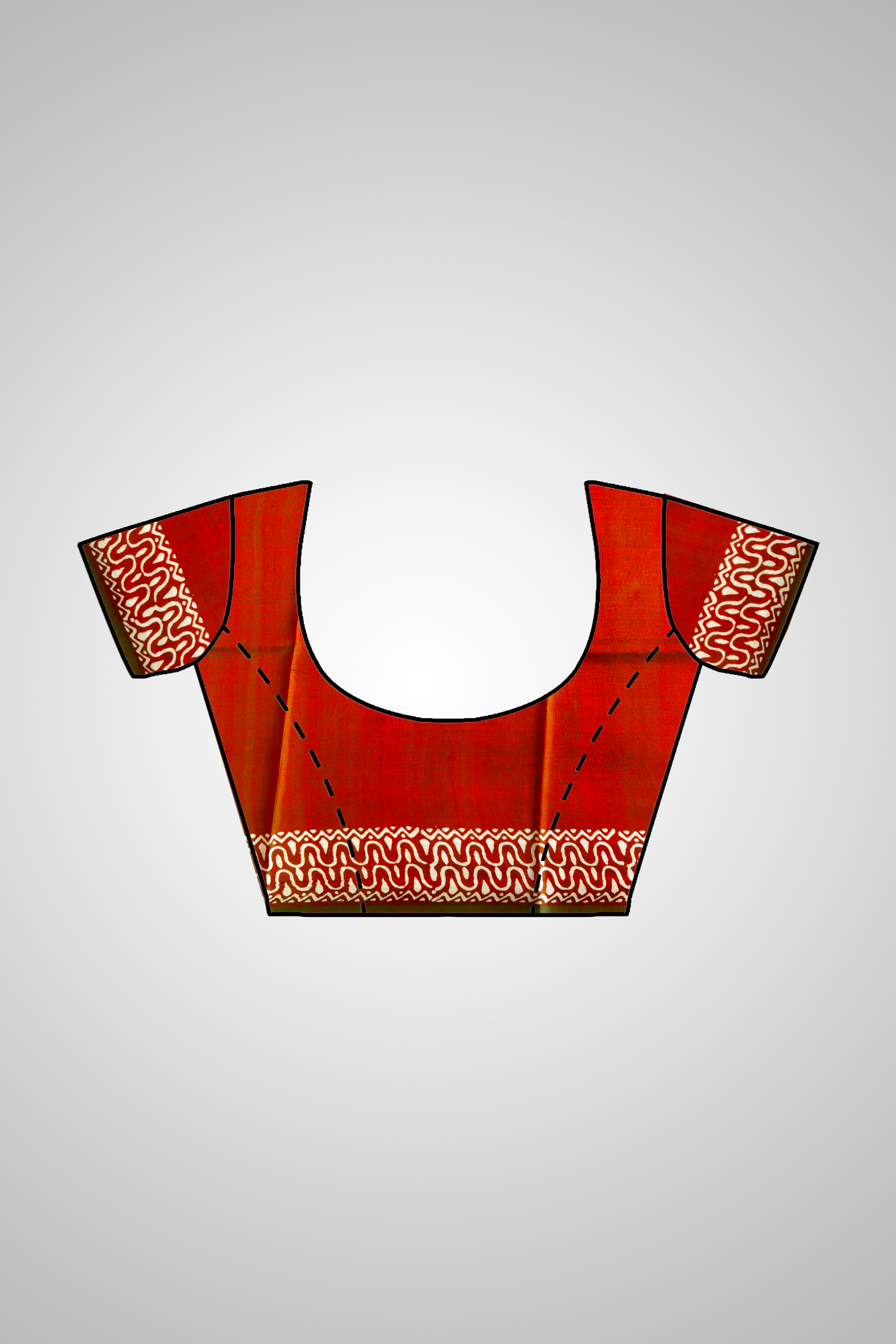Shop Traditional Silk Saree – Saree styled with matching blouse piece